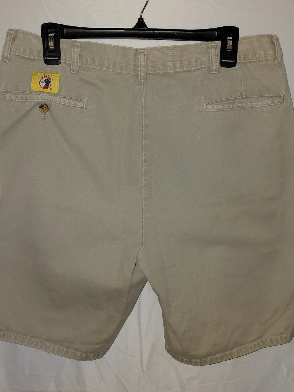 Duck Head Men's Flat Front Cotton Shorts - Khaki #2242